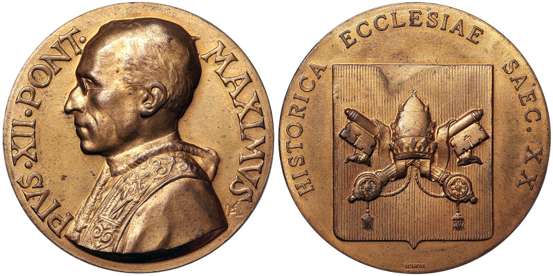 Pio XII (1939-1958), Vatican City (1929-date), Medal, n.d., Extraordinary medal....