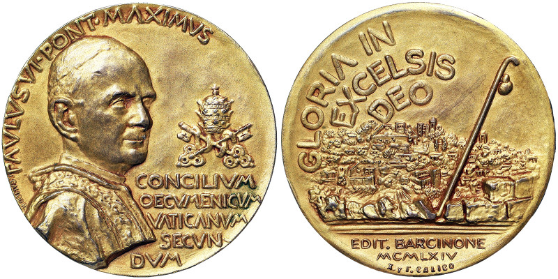 Paolo VI (1963-1978), Vatican City (1929-date), Medal, 1964, Rare, Extraordinary...