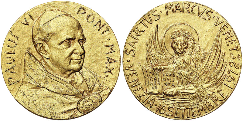 Paolo VI (1963-1978), Vatican City (1929-date), Gold Medal, 1972, Very rare, Ext...