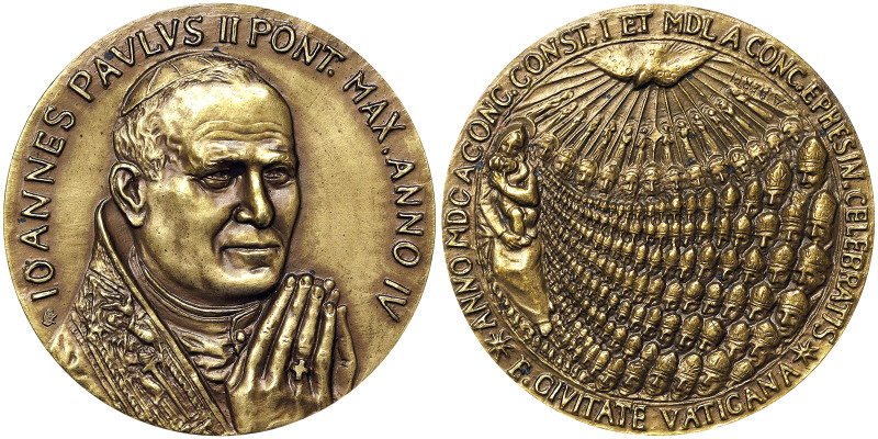 Giovanni Paolo II (1978-2005), Vatican City (1929-date), Medal Yr. IV, 1982, Ann...