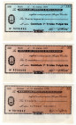 Italy Banca Di Trento e Bolzano 2 x 50 Lire & 100 Lire 1976 - 1977