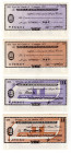 Italy Banca Di Trento e Bolzano 2 x 50 Lire & 2 x 100 Lire 1977