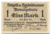 Memel 1 Mark 1922