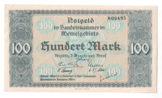 Memel 100 Marks 1922