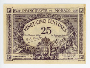 Monaco 25 Centimes 1920