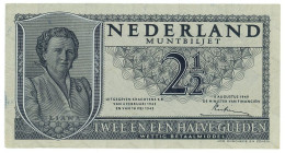 Netherlands 2 1/2 Gulden 1949