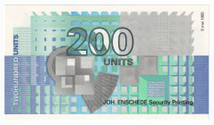 Netherlands Test Note 200 Units 1995