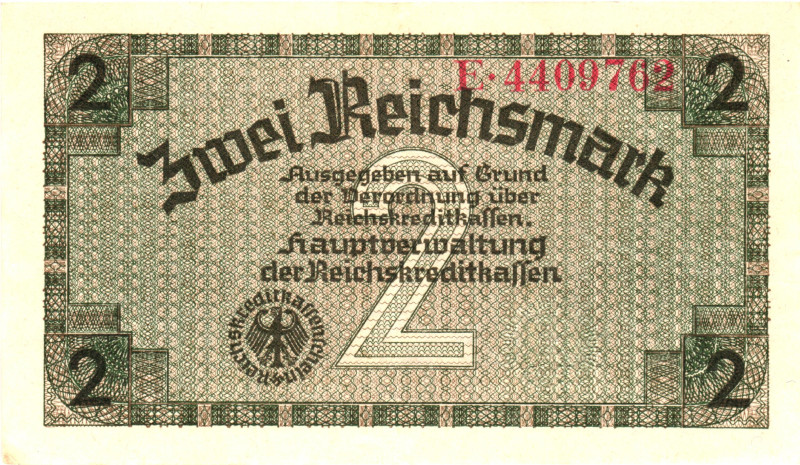 Germany - Third Reich 2 Reichsmark 1940

P# R137, N# 208957; # E.44009762; UNC