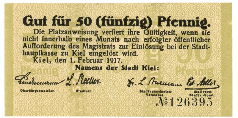 Germany - Weimar Republic Eckartsberga 50 Pfennig 1921

N# 208415; UNC