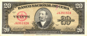 Cuba 20 Pesos 1958