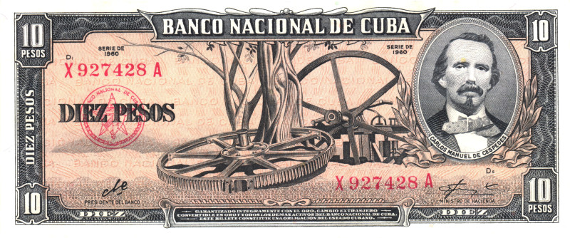 Cuba 10 Pesos 1960

P# 88, N# 205093; # X927428A; UNC