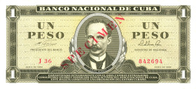 Cuba 1 Peso 1964 Specimen