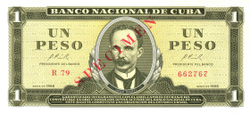 Cuba 1 Peso 1966 Specimen