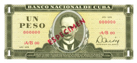 Cuba 1 Peso 1978 Especimen