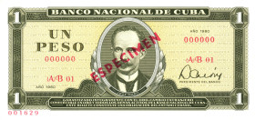 Cuba 1 Peso 1980 Especimen