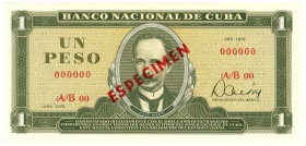 Cuba 1 Peso 1978 Specimen