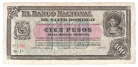 Dominican Republic 100 Pesos 1896