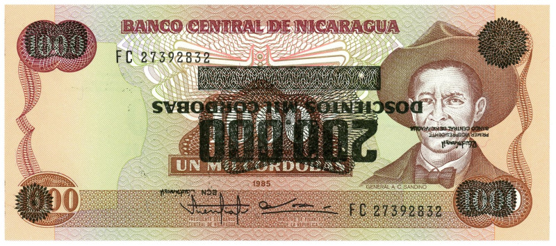 Nicaragua 200000 Cordobas 1990 (ND)

P# 162, N# 225393; # FC 27392827; Overpri...