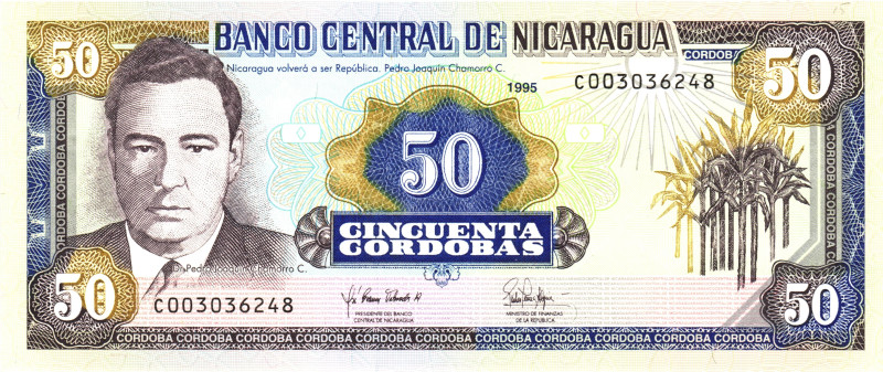 Nicaragua 50 Cordobas 1995

P# 183, N# 352355; # C003036248; UNC