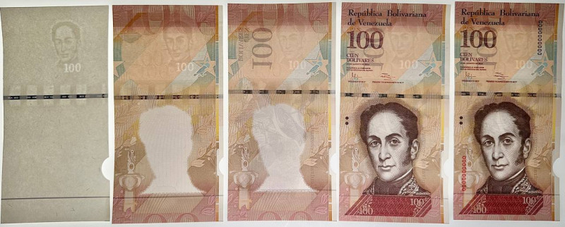 Venezuela Set Of Proof 100 Bolivares 2014

P# 93p, N# 204067; # 0000000000; UN...