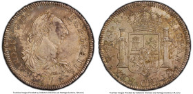 Charles III 4 Reales 1773 PTS-JR AU58 PCGS, Potosi mint, KM54, Cal-929. Dark toning sporadically adds texture to a lovely, cabinet patina. This is the...