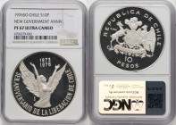 Republic silver Proof "3rd Anniversary of New Government" 10 Pesos 1976-So PR67 Ultra Cameo NGC, Santiago mint, KM211. HID09801242017 © 2024 Heritage ...