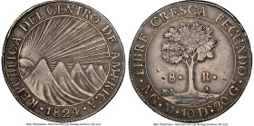 Philip V 8 Reales 1739 Mo-MF AU58 NGC, Mexico City mint, KM103, Cal-1453. A pleasing iridescence graces the surfaces of this crisply struck Pillar typ...