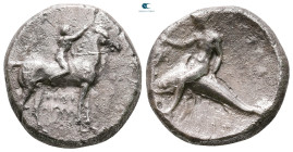 Calabria. Tarentum circa 320-280 BC. Nomos AR