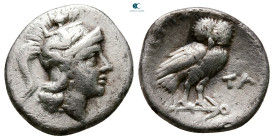 Calabria. Tarentum circa 272-240 BC. Drachm AR