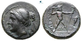 Bruttium. The Bretti 214-211 BC. Bronze Æ