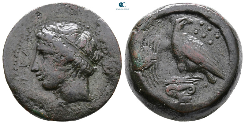 Sicily. Akragas circa 400-380 BC. 
Hemilitron Æ

27 mm, 17,48 g



Very F...