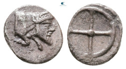 Sicily. Gela circa 480-470 BC. Obol AR