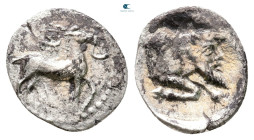 Sicily. Gela circa 465-450 BC. Litra AR