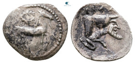 Sicily. Gela circa 465-450 BC. Litra AR