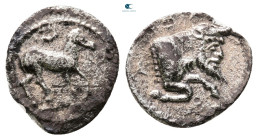 Sicily. Gela circa 465-450 BC. Litra AR