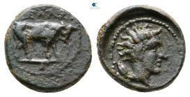 Sicily. Gela circa 420-405 BC. Onkia Æ