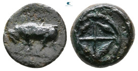 Sicily. Gela circa 420-405 BC. Onkia Æ