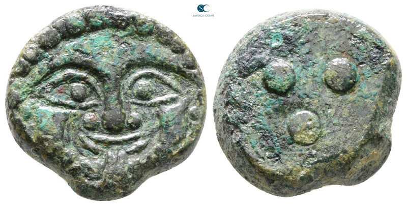 Sicily. Himera circa 430-420 BC. 
Tetras or Trionkion Æ

20 mm, 10,67 g


...