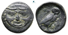 Sicily. Kamarina circa 420-405 BC. Onkia Æ