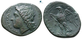 Sicily. Syracuse. Hiketas II 287-278 BC. Bronze Æ