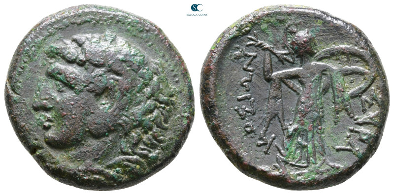 Sicily. Syracuse. Pyrrhos 278-276 BC. 
Bronze Æ

25 mm, 10,77 g



Very F...