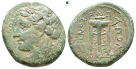 Sicily. Tauromenion circa 336-317 BC. Hemilitron Æ