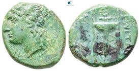 Sicily. Tauromenion circa 305-289 BC. Hemilitron Æ