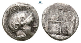 Macedon. Akanthos circa 430-390 BC. Diobol AR