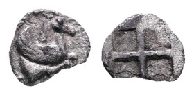 Macedon. Argilos circa 495-477 BC. Hemiobol AR