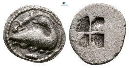 Macedon. Eion circa 460-400 BC. Trihemiobol AR