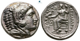 Kings of Macedon. Amphipolis. Philip III Arrhidaeus 323-317 BC. In the name and types of Alexander III. Tetradrachm AR