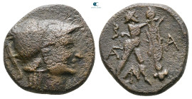 Kings of Macedon. Uncertain mint. Antigonos II Gonatas 277-239 BC. Bronze Æ