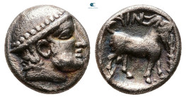 Thrace. Ainos circa 429-426 BC. Diobol AR