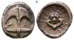 Thrace. Apollonia Pontica circa 480-450 BC. Drachm AR